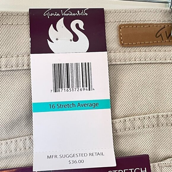 Gloria Vanderbilt Stretch Amanda Classic Fit Jeans Ankle Crop NEW WITH TAGS - Picture 8 of 12